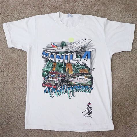 Vintage 90s Style Clothing Manila Philippines Graphic Tee Shirt Size Small Graphic Tee Shirts