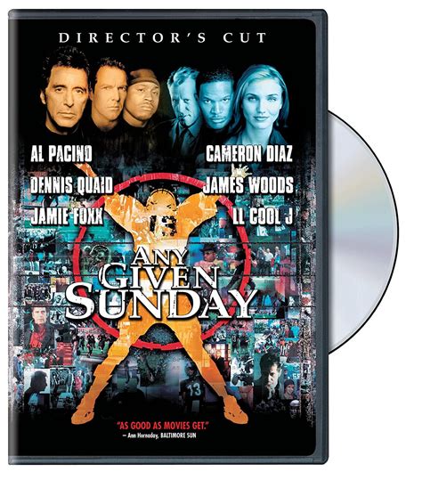 Any Given Sunday Director S Cut Amazon It Al Pacino Cameron Diaz Dennis Quaid James Woods