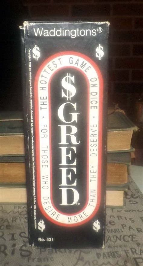 Greed that will test and entertain all those who play! Vintage (1985) Greed dice game made by Waddingtons ...