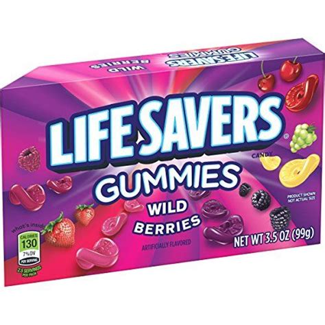 Life Savers Wild Berries Gummies Candy Theater Box 35 Ounce 12 Single
