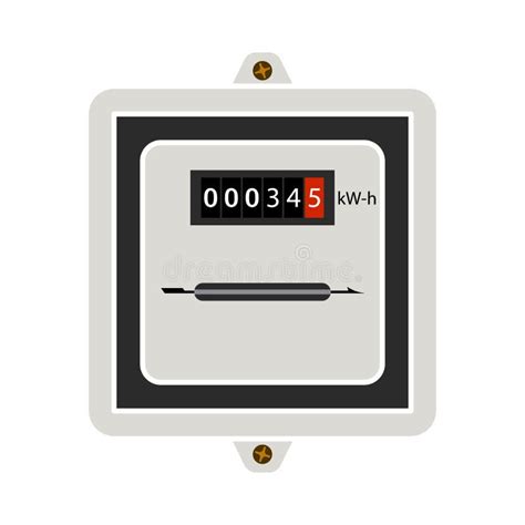 Electric Meter Icon Monochrome Style Design From Measurement Icon