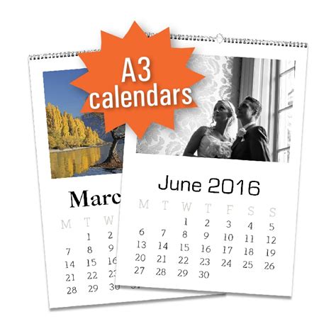 A3 Wall Calendar Production Print