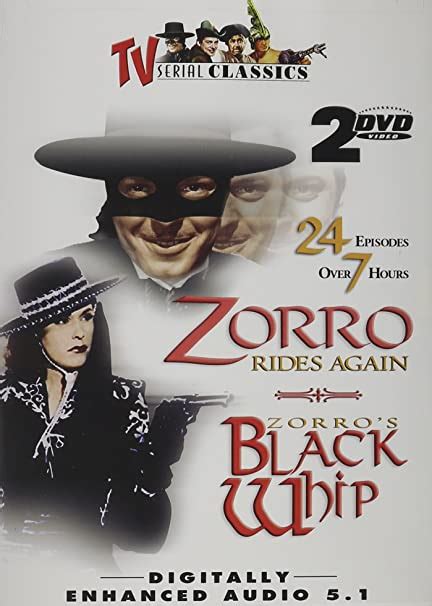 Zorro Rides Again And Zorros Black Whip Amazonca John Carroll Movies And Tv Shows