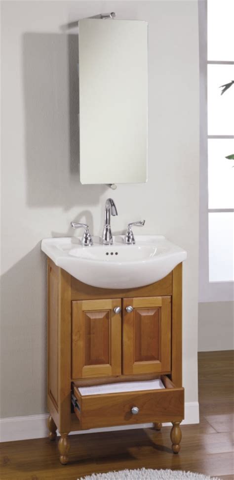 22 Inch Single Sink Narrow Depth Furniture Bathroom Vanity