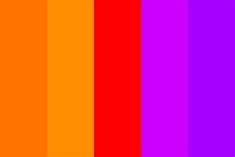 Orange To Purple Color Palette In 2020 Purple Color Palettes Orange