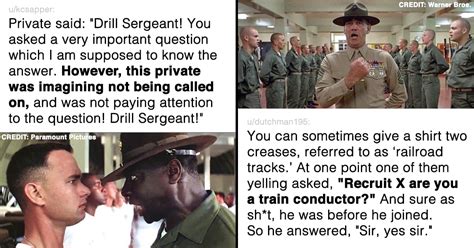 Drill Sergeants Are Sharing Their Favorite Responses From Recruits