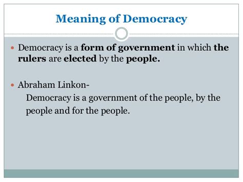 Democracy Vs Dictatorship Types Of Government