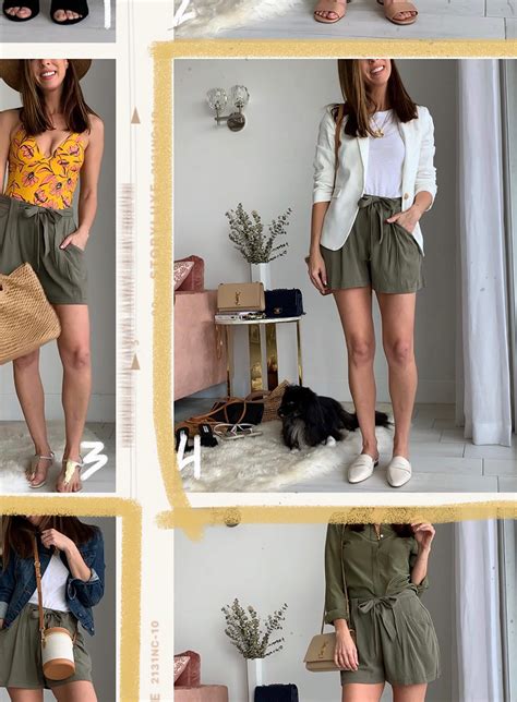 7 Ways To Wear Paperbag Waist Shorts Sydne Style