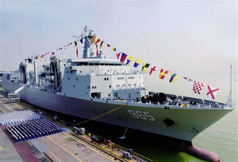 Military Chinese Pla Navy Type 901 Fast Combat Support Ship Hulun