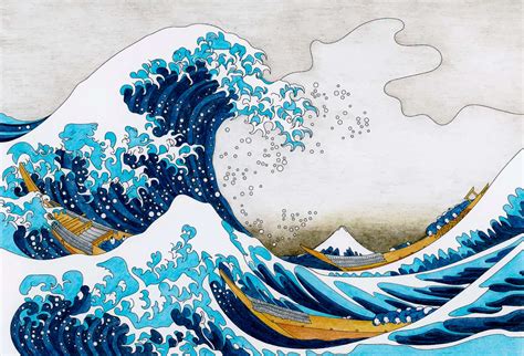 La Grande Vague De Kanagawa Katsushika Hokusai Artists