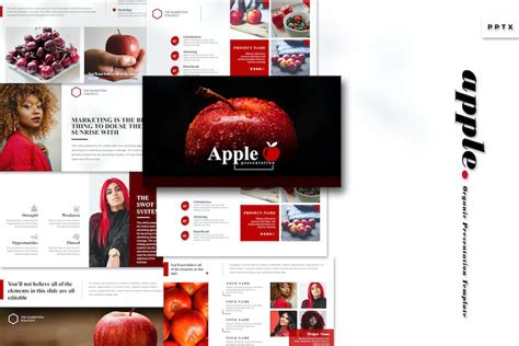 Apple Powerpoint Template Design Template Place