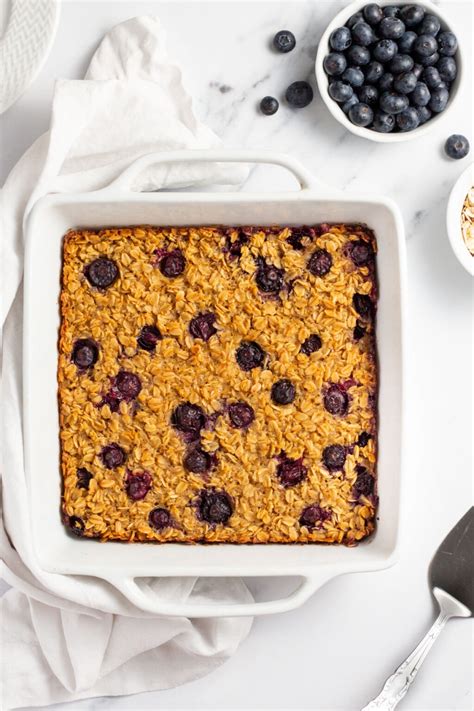 Blueberry Baked Oatmeal Gluten Free Dairy Free Healthy Hearty Recipes