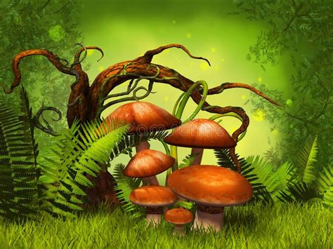 Mushrooms Fantasy Forest Mushrooms In The Fantasy Forest Affiliate