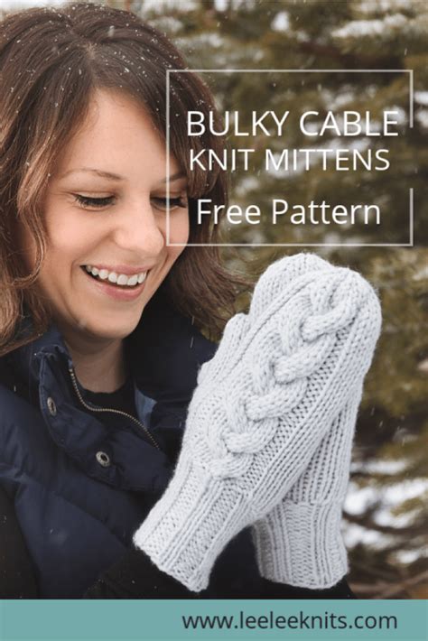 Bulky Cable Knit Mittens Pattern Artofit