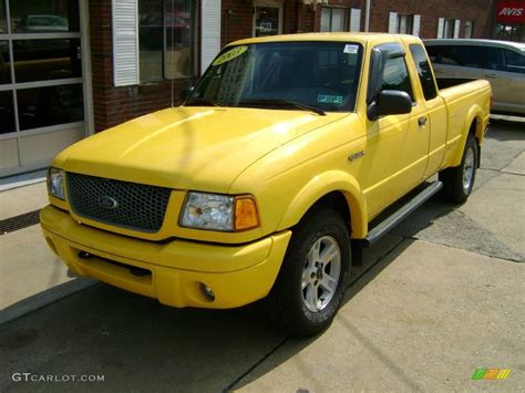 2003 Chrome Yellow Ford Ranger Edge Supercab 4x4 16684020 Photo 2