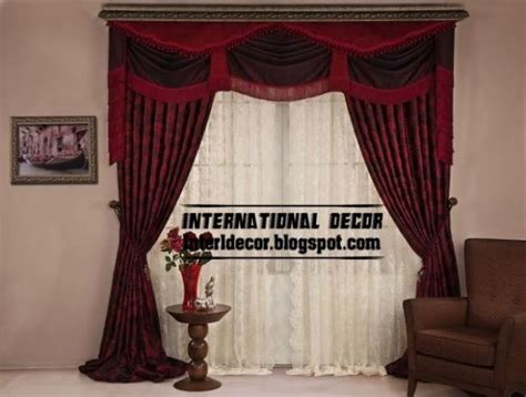 Black And Red Curtain Model For Modern Houses Curtainsideas2017 Red