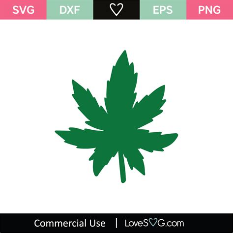 Cannabis Leaf Svg Cut File Svg Cannabis Leaf Svg Cut File Lovesvg