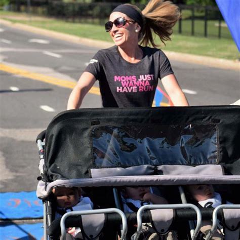 Moms Cruises Through Half Marathon With Triple Stroller Running Mom