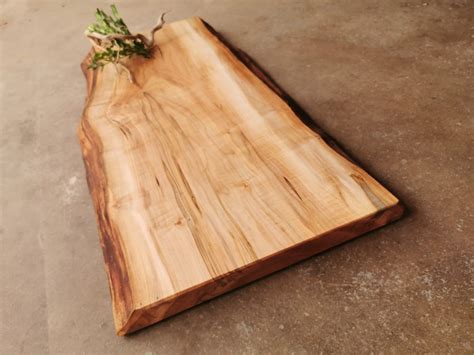 30 Inch Wide Live Edge Maple Cutting Board