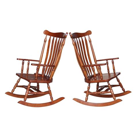 20 Inspirations Colonial Cherry Finish Rocking Chairs