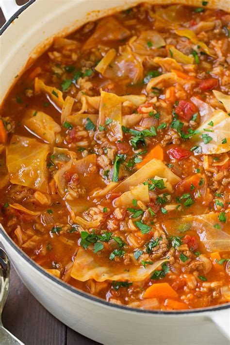 Here's a simple cabbage soup recipe to start you off. What to Cook in November - As Easy As Apple Pie