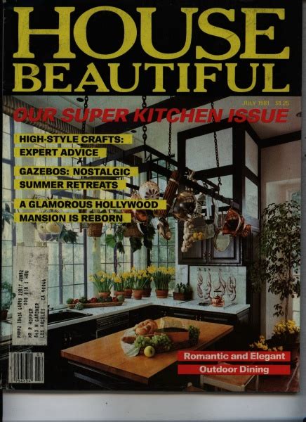 House Beautiful Magazine July 1981