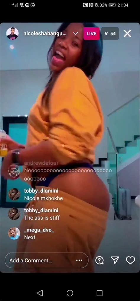 Nicole Shanbangu Twerk Her Ass And Pull Off Pants Nicoleshabangu Mommy Wa Bsz