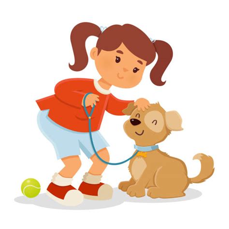 Female Dog With Puppy Stock Vectors Istock
