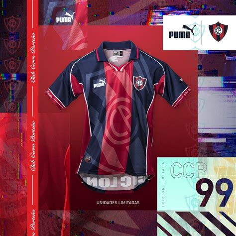 Redação /superesportes postado em 21/05/2021 18:01 / atualizado em 21/05/2021 18:05. PUMACCP99: Camisa retrô do Cerro Porteño 1999 PUMA » MDF