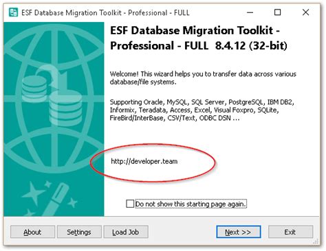 ESF Database Migration Toolkit Professional Full Edition 8.4.12 | Toolkit, Migrations, Ibm db2