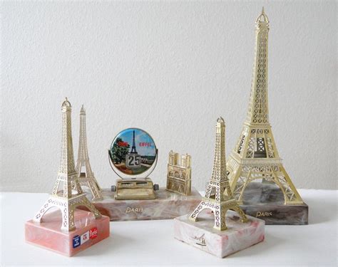 Eiffel Towers Collection Vintage French Souvenirs Lot And Flip Etsy
