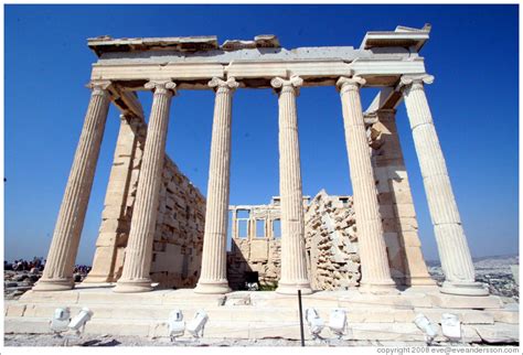 The Pandroseion Πανδρόσειον At The Acropolis Ακρόπολη Photo Id