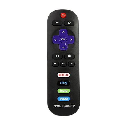 Genuine Tcl Rc280 Tv Remote Control With Roku Built In Hulu Netflix