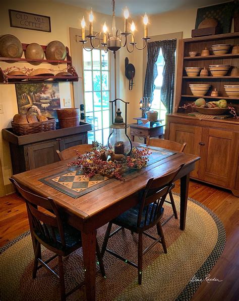 Colonial Dining Room Primitive Dining Rooms Country Dining Rooms