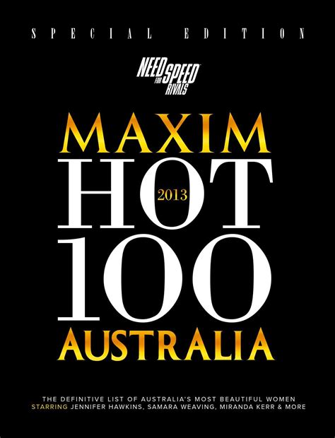 Maxim Australia November 2013 Hot 100 Reverse Cover Section By