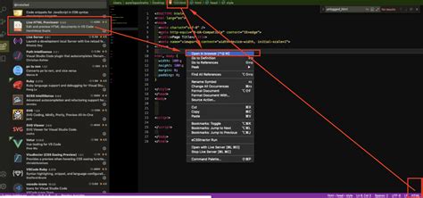 Visual Studio Code Como Abrir Uma P Gina Html No Browser Com O Vscode