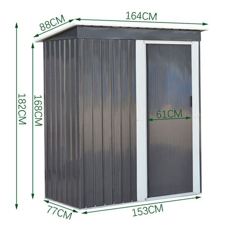 10x8 8x8 8x6 8x4 6x4 Heavy Steel Shed Outdoor Garden Shed Tools Storage