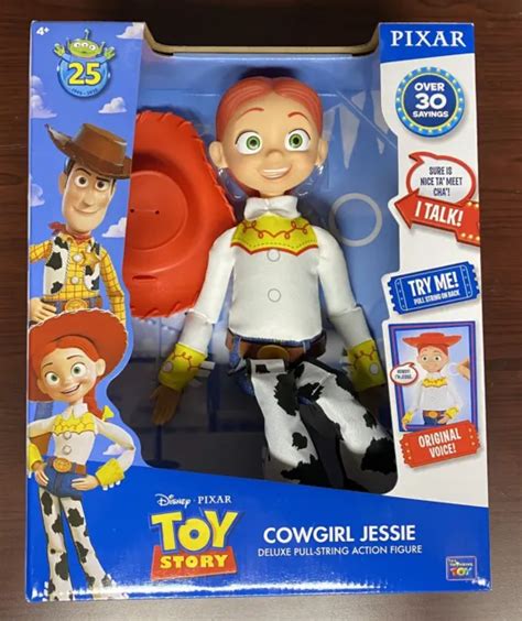 Disney Pixar Toy Story Cowgirl Jessie Deluxe Pull String Action Figure Eur 37 21 Picclick De