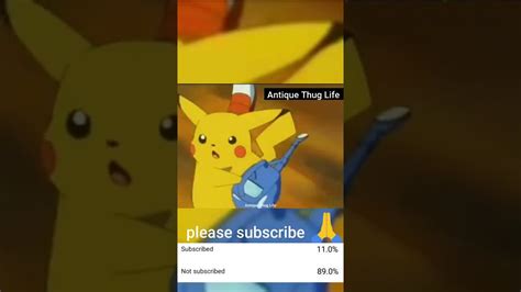 Pikachu Thug Life Youtube
