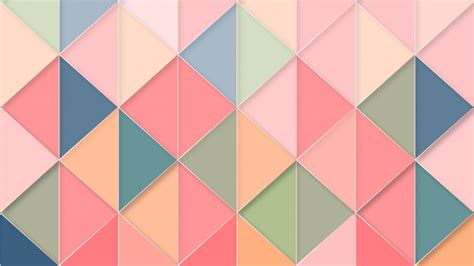 Download Triangles Geometric Abstract Pattern 1366x768 Wallpaper