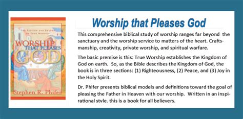 Worship That Pleases God Graphic Kingdom Winds