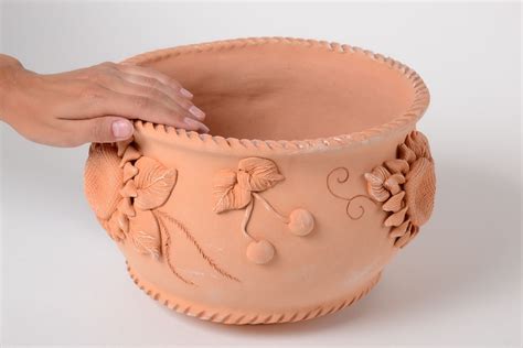 Buy Handmade Plant Pot Ceramic Planter 25 L Clay Flower Pots