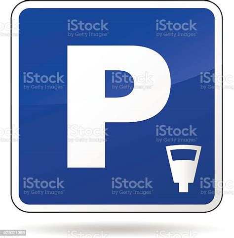 Blue Parking Sign Stock Illustration Download Image Now Arranging