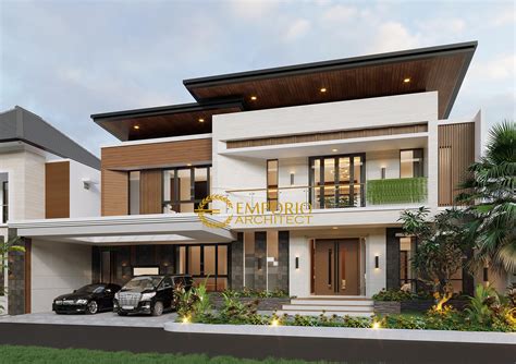 Kamu memiliki anggota keluarga yang cukup besar? Desain Rumah Modern 2 Lantai Bapak Julian di Palembang ...