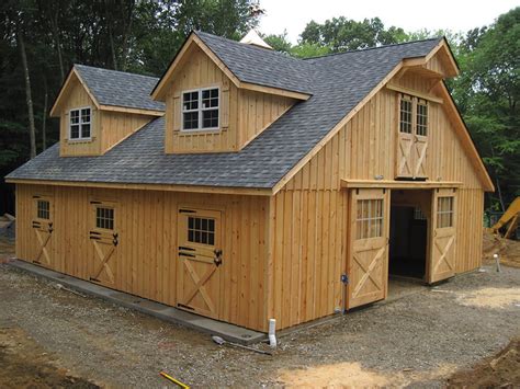 Prefab Is The Smart Way To Go Prefab Barns Backyard Barn Small Barns