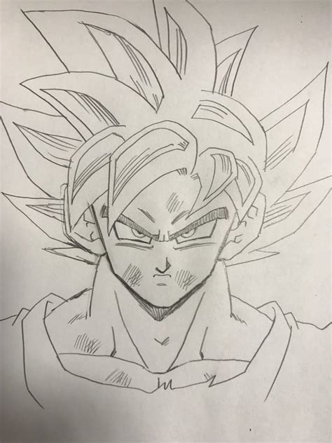 Dibujos A Lápiz De Goku Dibujos A Lápiz