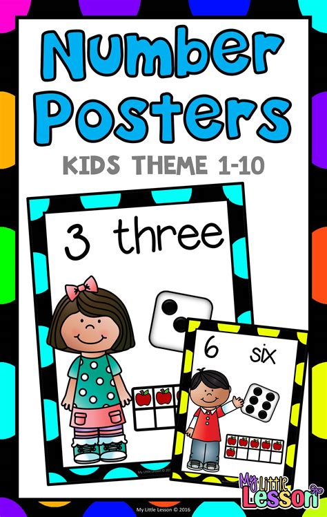 Free Printable Number Posters 1 10 Printable Word Searches