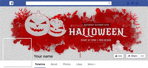 Halloween Facebook Cover By Doto Graphicriver