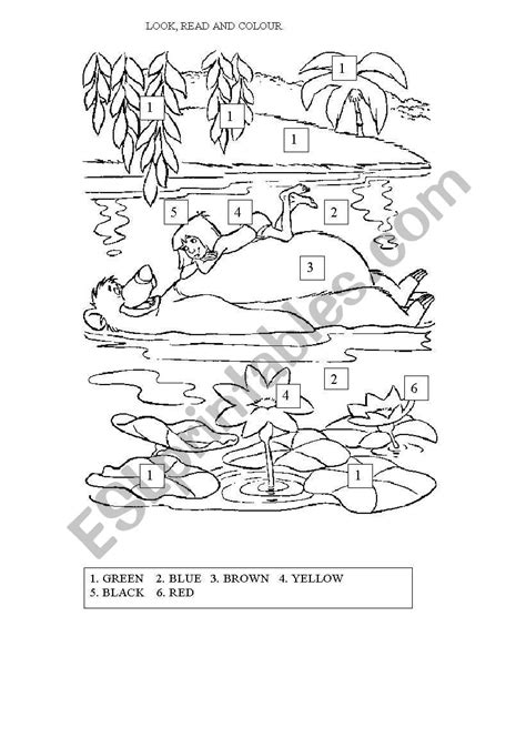 easy the jungle book esl worksheet by caritom81