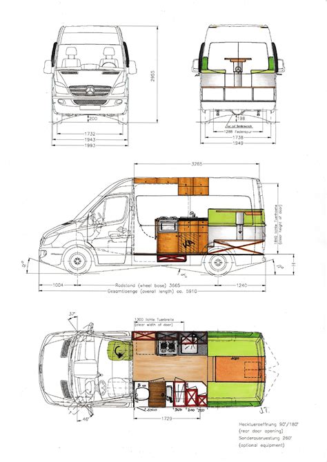 Conversion Plan And Starting Condition Of Our Sprinter Overlandys